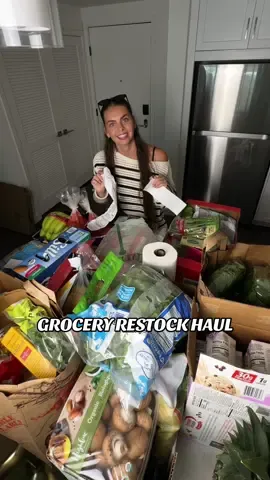 FULL HAUL ON MY YT 🫶🏼 CAN’T WAIT FOR ALL THE YUMMY FOOD WE’LL MAKE!  #groceryhaul #mealinspo #8020rule #balancedeating #Foodie #costcohaul #realistic #costcofinds #groceryrestock 