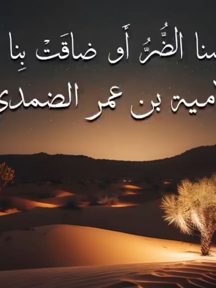 لاميه بن عمر الضمدي كامله || أبو الزبير الشامي  إن مسنا الضر أو ضاقت بنا الحيل 