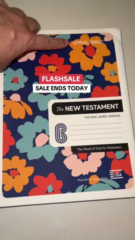 Spiral Bible KJV for note takers #spiralbible #newtestament #bible #kjvbible 