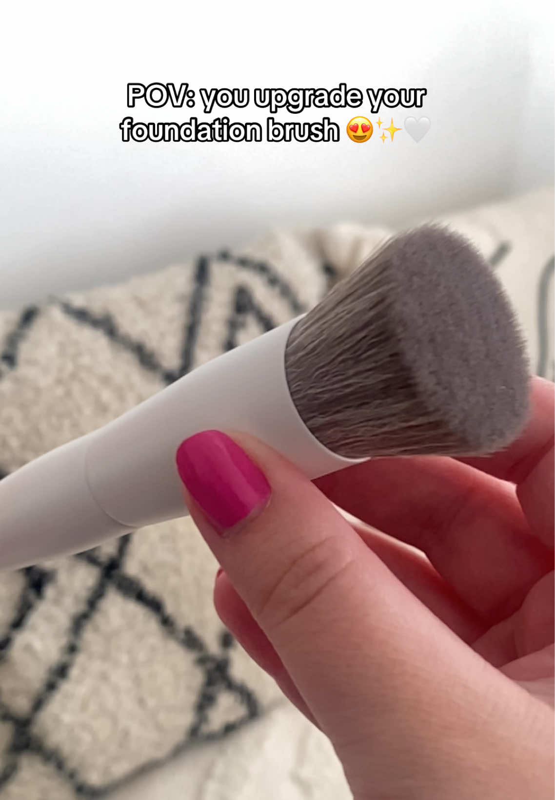 I’m obsessed with the @Morphe Cosmetics M106 foundation brush 😍✨🤍 it feels like such an upgrade! My old foundation brush was a lot more dense than this however I love seamlessly it blended and it didn’t feel like it soaked up any product either! Have you tried any Morphe brushes before? #girlythings #girlyaesthetic #girlygirl #BeautyTok #girlytok #SummerBeauty #morphe #morphebrushes #makeupbrushes #makeuptok #makeupessentials 