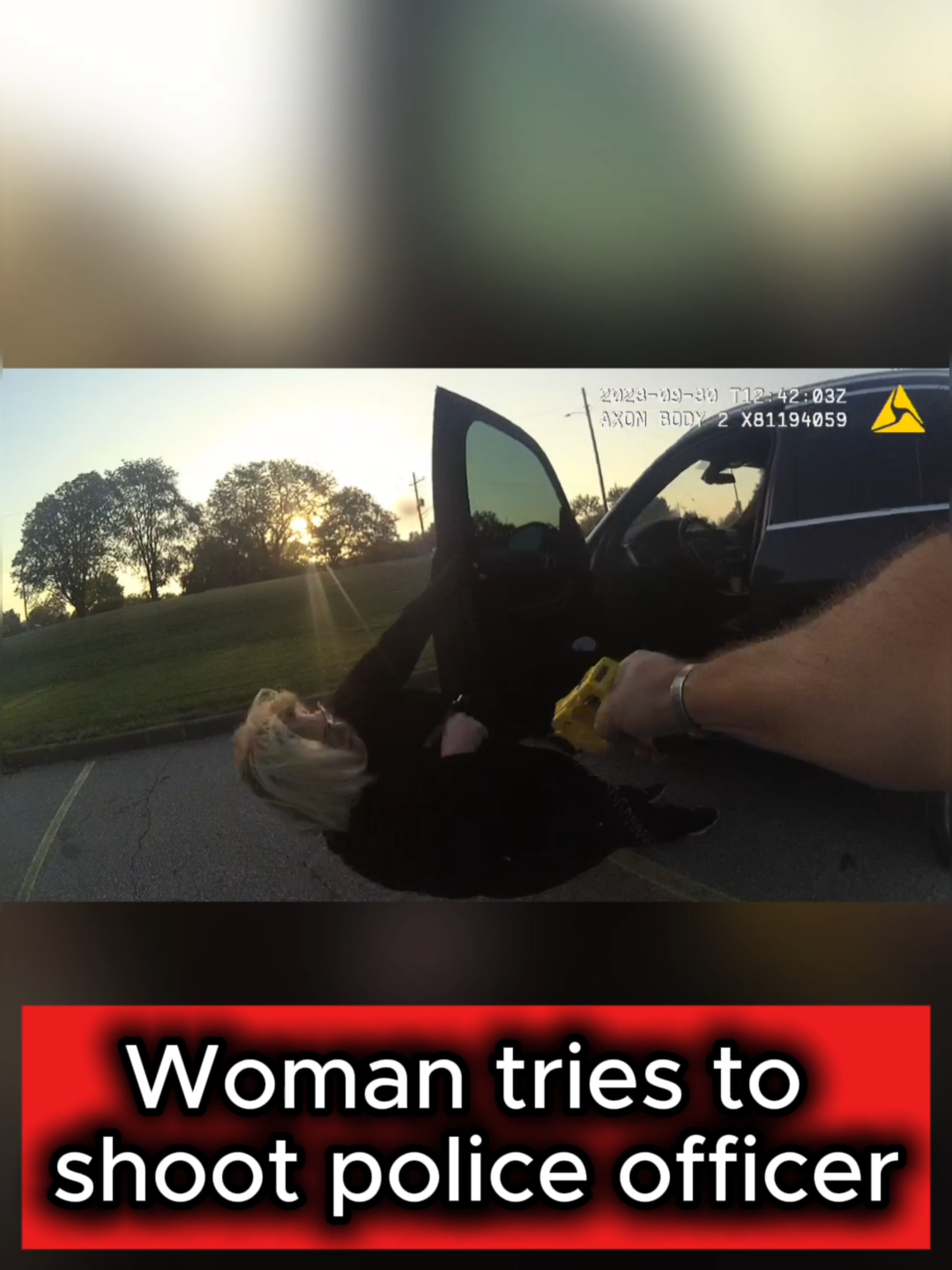 Woman Shoots at Police Officer, Gets Tased Instantly #policeshooting #policeactivity #truecrime #bodycam #policebodycam #crime #police #ashleyhollenkamp #tased #arrest #publicpark #lawenforcement #policeencounter #caughtoncamera #viralvideo #trending
