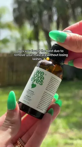 obsessed with this duo 💚 #makeupremoval #makeupremover #skincareroutines 