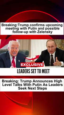 Breaking Trump to meet Putin in person next week in major global update #TrumpUpdate #WorldLeaders #GlobalTalks #OfficialMeeting #InternationalUpdate #LeadershipNews #BreakingUpdate #NewsCoverage #TopHeadlines #LiveNow #GlobalFocus #PolicyTalks #TodayNews #TrendingUpdate #PublicStatement 