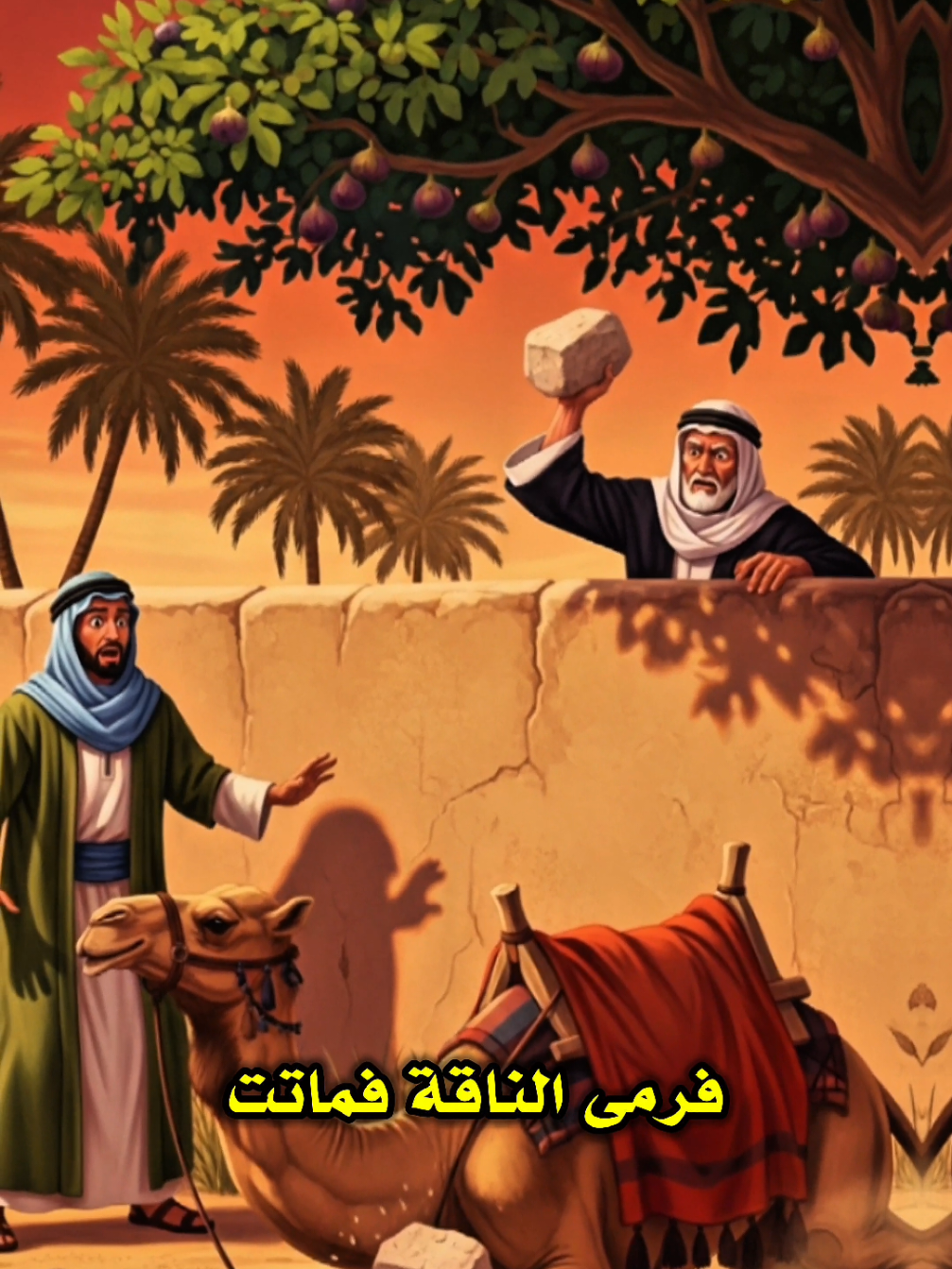 قصة عمر بن الخطاب مع صاحب الجمل 🐪⚖️ عدلٌ أبهر الناس