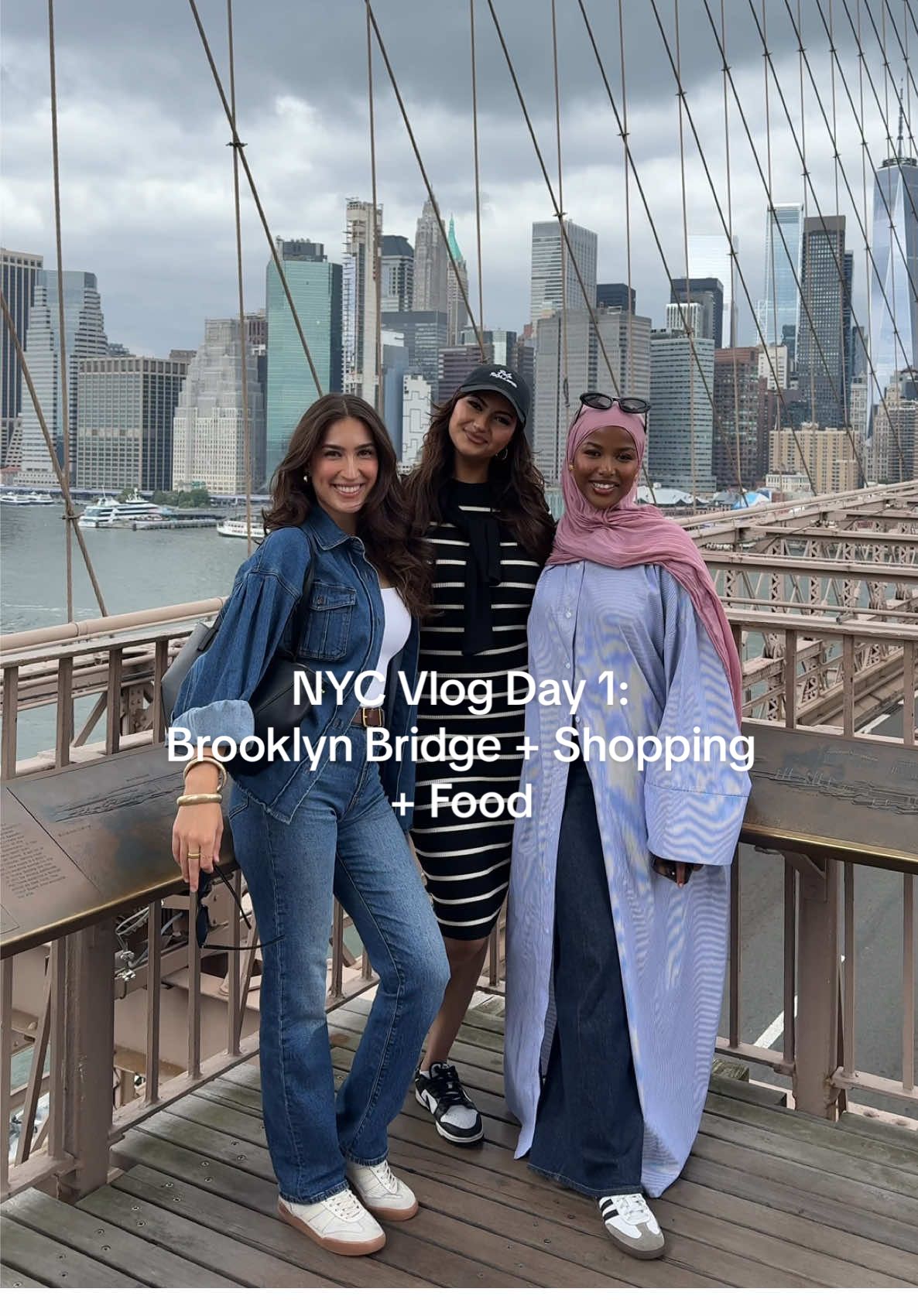 NYC Day 1 with my girls @aisha.toks @Sumaya Yusuf 🤍 