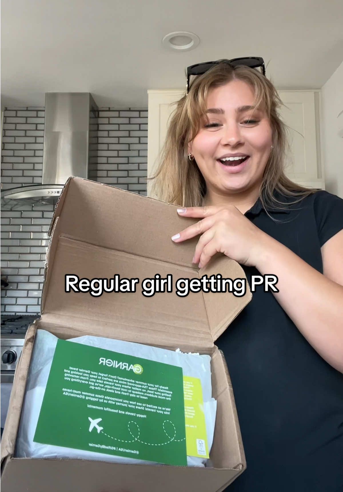 Never in my wildest dreams did I think I’d be receiving PR 🥹 #obviously #contentcreator #pr #giftedbygarnier @GarnierUSA 