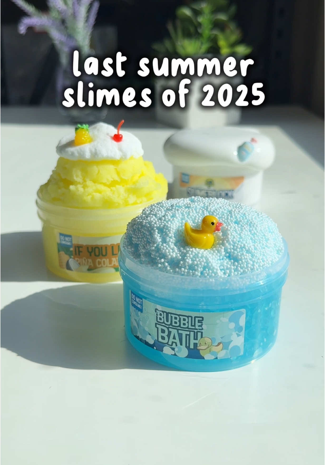 Last summer slimes restock of 2025 is today at 4pm PST! #slimes