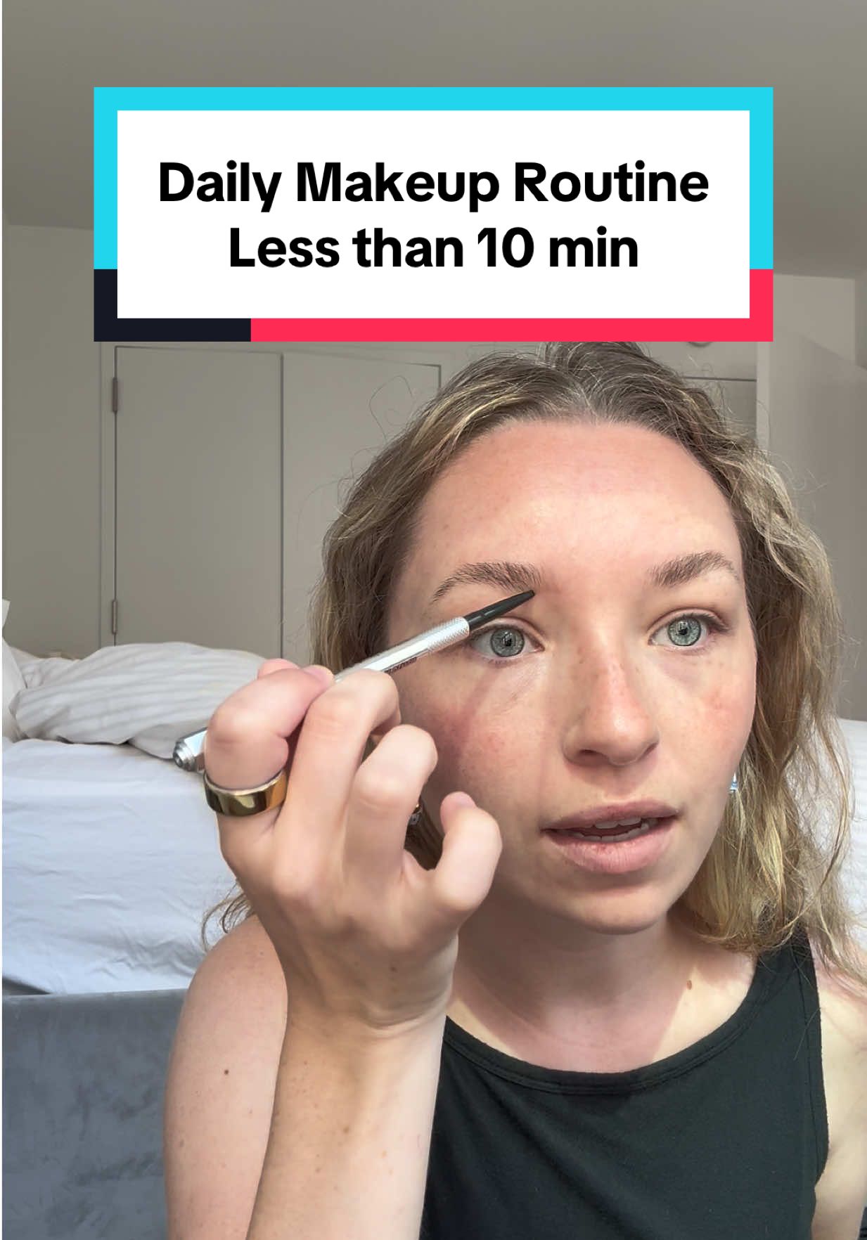 My 10 min daily makeup routine with tips and tricks for your own application. Below are some of the product brands I used/referenced.  Setting spray @SKINDINAVIA Tubing Mascara @Clinique Powder, setting spray @Charlotte Tilbury  Brows @Benefit Cosmetics  #makeupartist #MakeupRoutine #grwm #makeuptips #makeuptutorial 