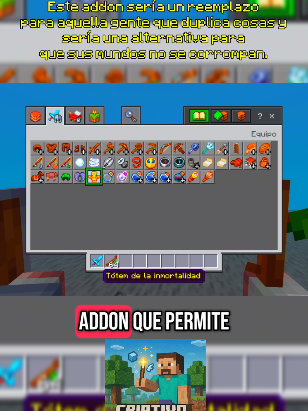 Este es uno de los addons más ilegales que existen para Minecraft Bedrock. Estoy hablando de Creativo con Stick. 🪄🔥 Addon que permite activar el modo creativo usando solo un palo; al sostenerlo y presionar la pantalla (o botón de acción), el jugador cambia automáticamente al modo creativo, y al repetir la acción, vuelve al modo supervivencia. ⚙️🧱 No quita logros ni requiere activar funciones experimentales. #fyp #fypシ #fypシ゚viral #Minecraft #mcpe #minecraftpe #minecraftmemes 