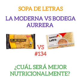 Sopa de letras La moderna VS Bodega aurrera. ¿Cuál será mejor nutricionalmente? #rafavazfit #nutricion #sopadeletras #lamoderna #bodegaaurrera 