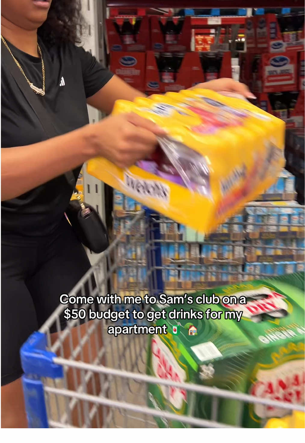 I loveeeee ginerale & Welch’s fruit punchhhh what’s your fav go to drink? 💕  #BlackTikTok #contentcreator #venting #vent #groceryshopping #drinks #samsclub #samsclubfinds #ginerale #candadry #welchs 