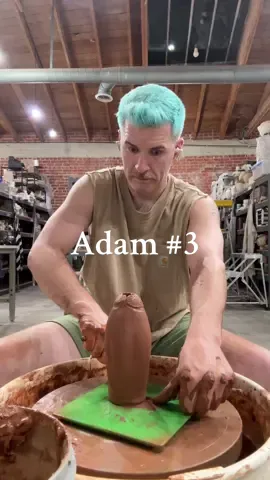 This is Adam #3. I’m planning to have a show in Los Angeles in December to celebrate the completion of both the David and Adam series and the opening of my shop. If you’d like to be updated, follow the link in my profile to jump on my email list :)  [126/1000] #thousandpotchallenge #1000potchallenge #throwingpottery #pottery #ceramics #potterytiktok 