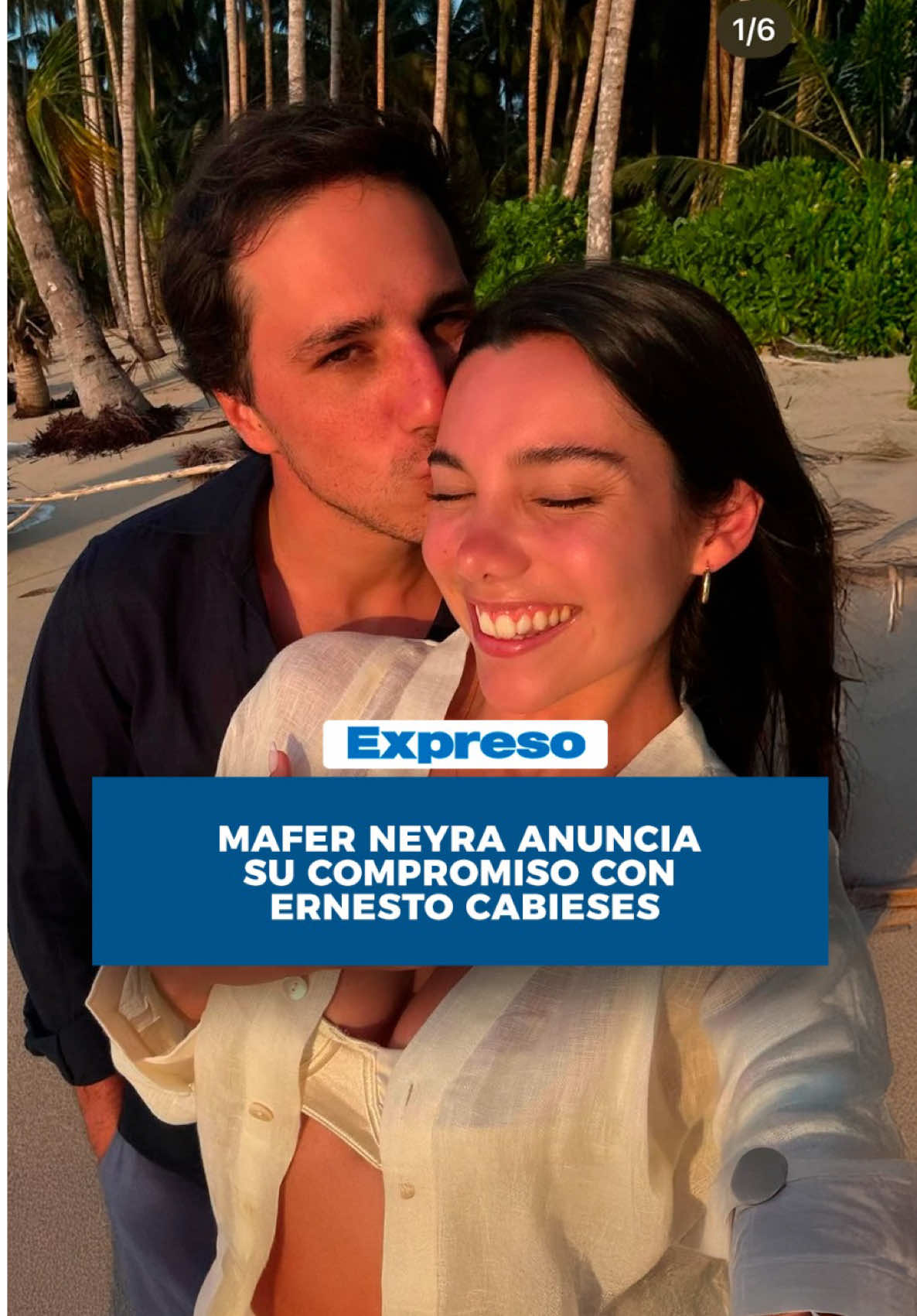 ¡Del viaje soñado al “sí” para siempre! Mafer Neyra y Ernesto Cabieses se comprometieron en Tailandia 💍 Durante su último viaje en Tailandia, Ernesto Cabieses le pidió la mano y ella lo gritó en redes con un romántico: “Mil veces sí. Para toda la vida, mi amor” 🌊✨. #maferneyra  📲 Si quieres estar más informado, visita nuestra web: https://www.expreso.com.pe