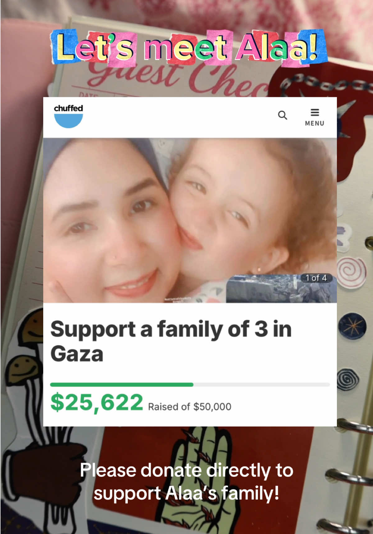 🚨Please donate: chuffed.org/project/118240-support-a-family-of-3-in-gaza #Gaza #FreePalestine  