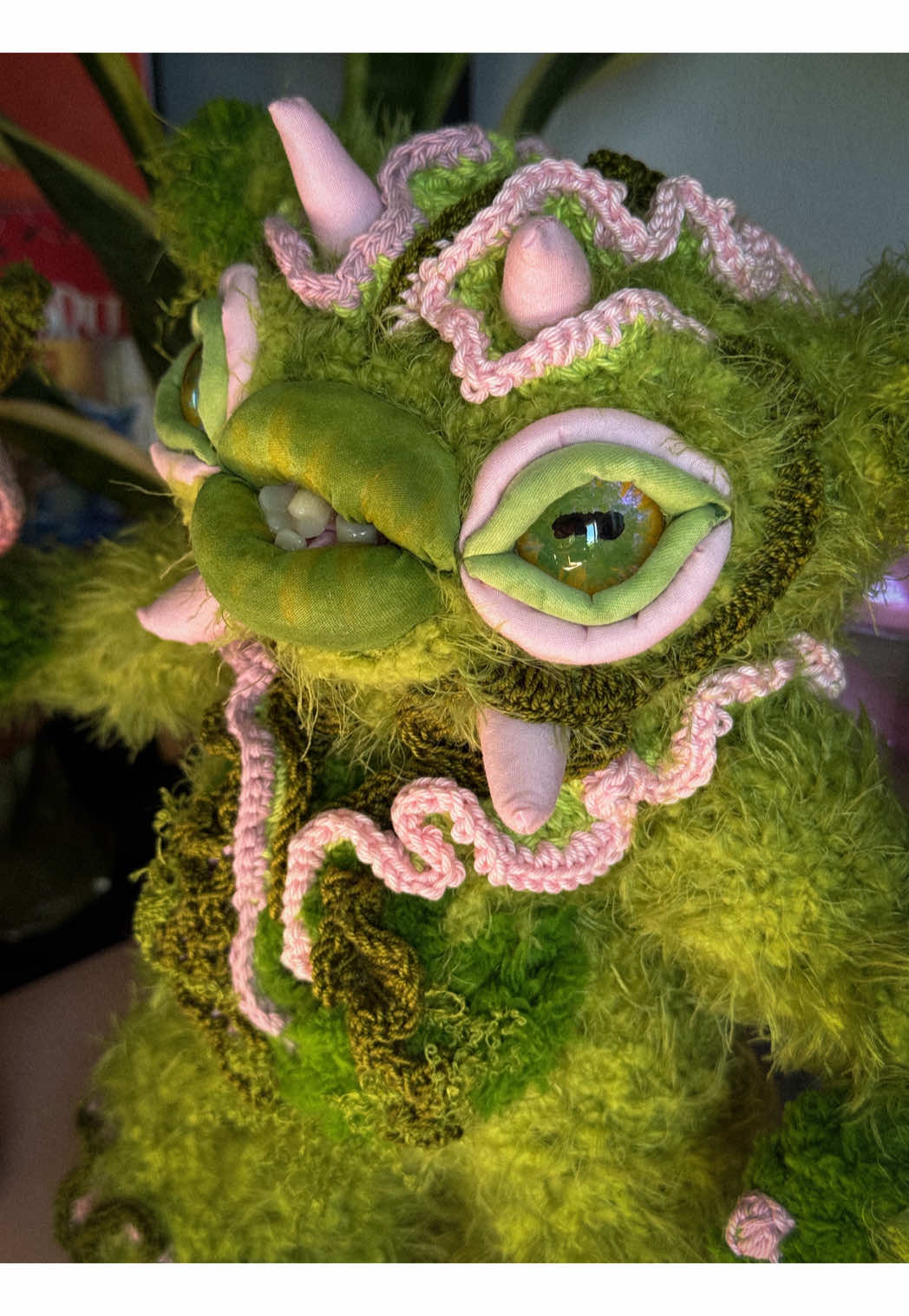 I crochet unique monsters #monster #crochet #unique #plushcore #forest 