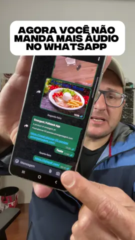 Você não vai mandar mais áudio no WhatsApp  #dica #whatsapp #tecnologia #celular #android   