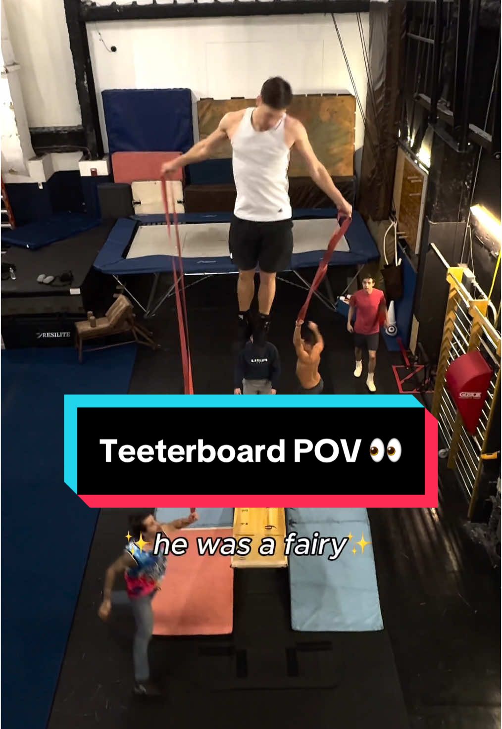 this POV of Drawn to Life teeterboard training 👀 Come experience Drawn to Life at Disney Springs in Orlando, Florida: the perfect night out for families, friends, and dreamers of all ages! 💫 🤸‍♂️ Anton Alekseev Jerome Hugo Aaron Charboneau Robert Watson Quinn Ross Nathaniel Scott David Rimmer #drawntolife #disneysprings #cirquedusoleil 