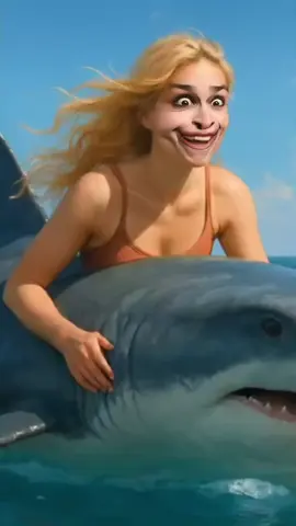 „When your bestie is a shark named Sam... things get wild! #0ceanvibes #ocean #shark #hai #crazy #bestfriendscheck 