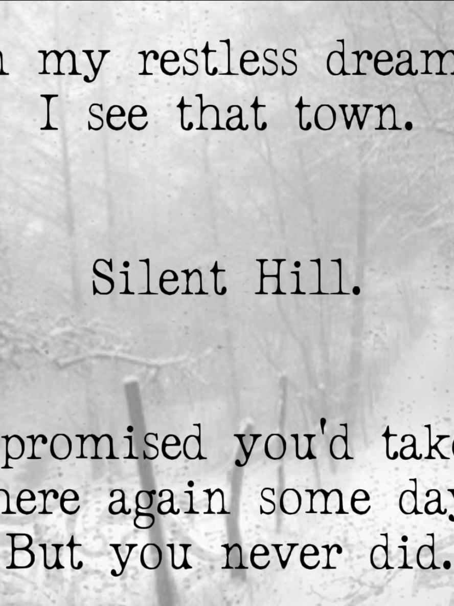 ᥣ᥆᥎ᥱ sіᥣᥱᥒ𝗍 һіᥣᥣ #foryoupage #silenthill #silent #hill #SILENTHILL #silenthillgame #silenthill2 #inmyrestlessdreams #inmyrestlessdreamsiseethattownsilenthill 
