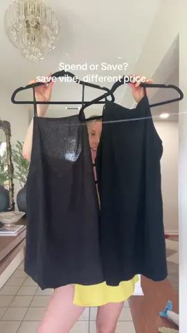 Amazon mini dress or free people beachside?! #amazon #freepeopleinspired #freepeople #lookforless 