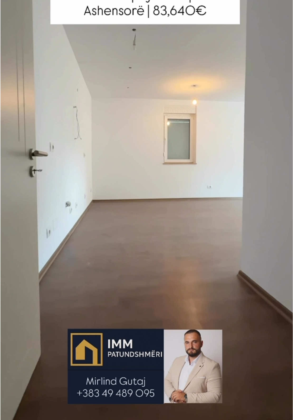 🟢 Shitet banesë 104.55 m² – Afër KEK-ut, Gjakovë 🏢 Në një prej lokacioneve më të kërkuara në Gjakovë, afër KEK-ut, ofrohet për shitje kjo banesë funksionale dhe komode me sipërfaqe 104.55 m², e pozicionuar në katin e 3-të të një ndërtese moderne me ashensor. 📍 Çmimi: 83,640€ ✅ Përbërja e banesës: 	•	Qëndrim ditor me kuzhinë të hapur 	•	2 dhoma gjumi të ndriçuara dhe komode 	•	2 banjo funksionale dhe të mirëmbajtura 	•	Ndërtim i ri dhe i mirëmbajtur 	•	Ndërtesë me ashensor 🔑 Kjo banesë ofron rehati për familje dhe është një investim i qëndrueshëm për të ardhmen. Lokacioni afër institucioneve dhe rrugëve kryesore e bën edhe më të përshtatshme për jetesë të përditshme. ✅ Kontratë noteriale, përkthim i menjëhershëm. 📞 Për më shumë informata apo për ta parë nga afër, kontaktoni: 📱 +383 49 489 095 📧immrealestate.property@gmail.com #immpatundshmëri #realestate #property #immrealestate #fypシ゚ #kosova #gjakova07🇽🇰 #banesaneshitje #shqiptaretneperbote🇦🇱🌍 #zvicrra🇦🇱🇽🇰🇨🇭 #gjermania🇩🇪🇦🇱 #foryoupage #diasporatiktok 