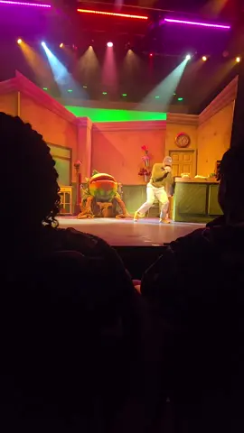 Feed me from Little Shop of Horrors❤️🩸🪴   I normally don’t post at all let alone performance videos but this was such a fun show with an incredible cast had to share this! Hope to revisit this role as soon as possible! #littleshopsofhorrors #feedme #seymour #audrey2  Audrey 2 voice: @trey__christian  Audrey 2 puppeteer: Mattis Ahlgrimm  Orin:@johnnyboy_flannagan  Audrey: @Olivia Scott  Crystal:  @Tiah Carthers   Ronnette: Aubrey Anderson  Chiffon: Alexandria Walker 