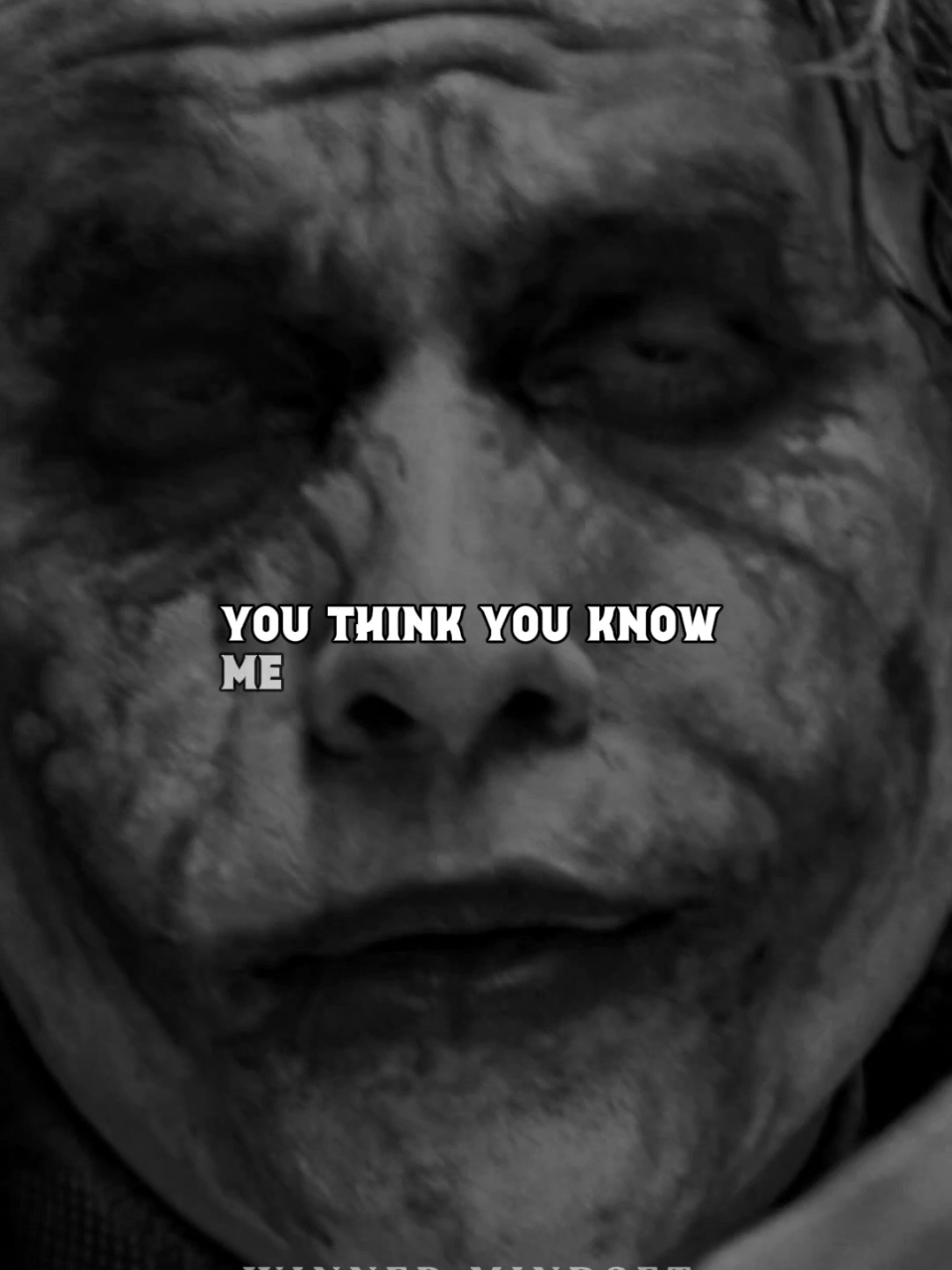 You think You know me... #motivation #mutejoker #jokerquotes #quotesthathitdifferent #quotesthathityouhard #winnermindset #youthinkyouknowme #youthink #qoutesoftheday #winnermindset 