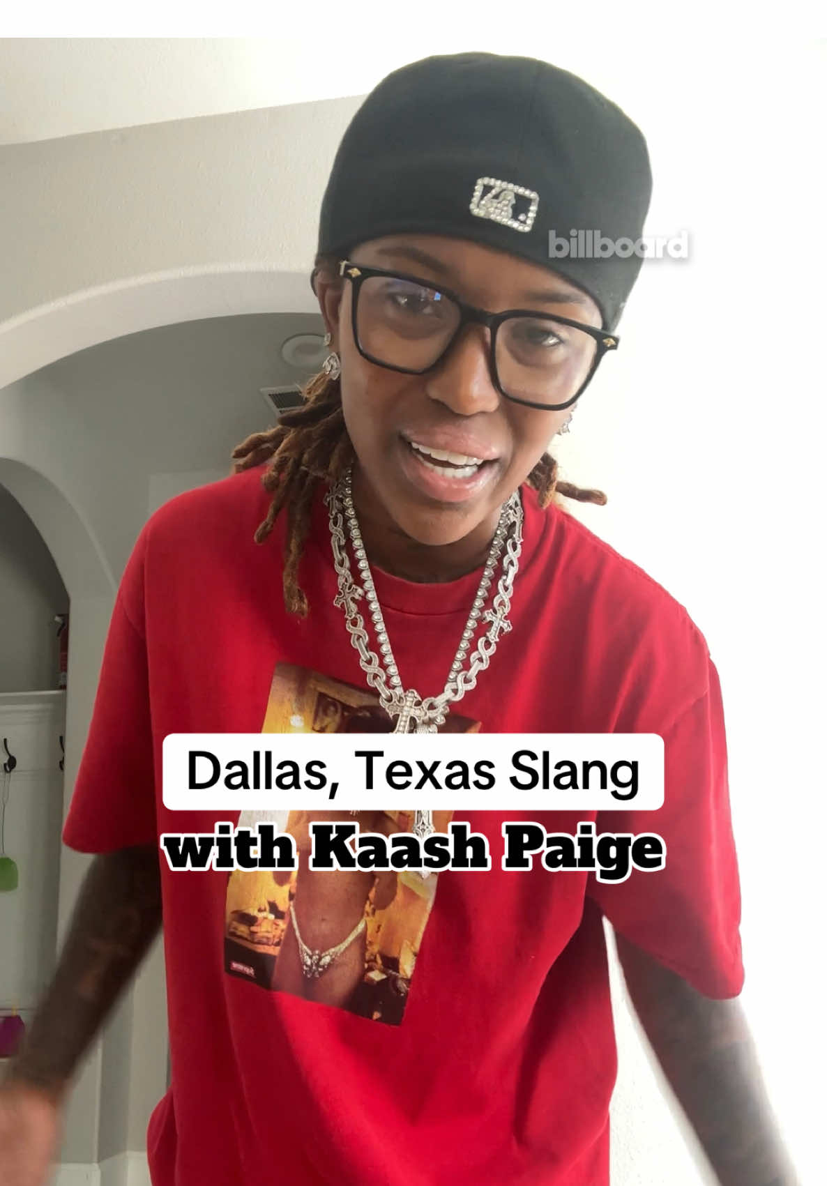 @Kaash Paige teaches Billboard slang from Dallas, Texas 🤘 #kaashpaige #dallas #texas #slang #hiphop #rap #rnb #rnbvibes #tx 