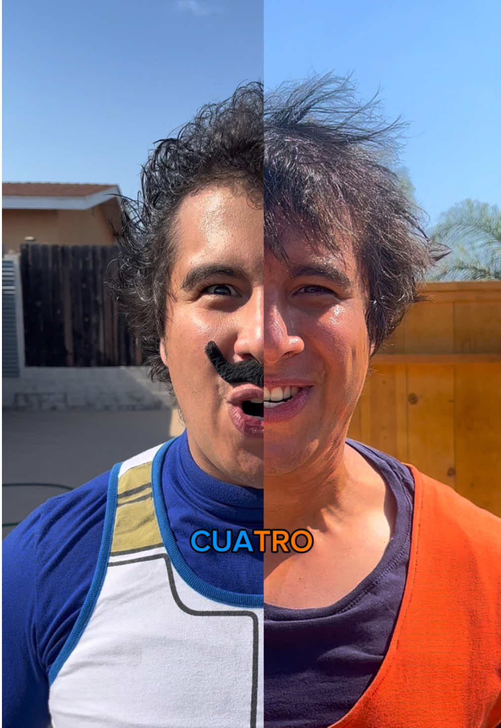 Gokú and Vegetá find out they’re not Saiyans?? 🤯🇲🇽😋 #goku #vegeta #dragonball #mexican 