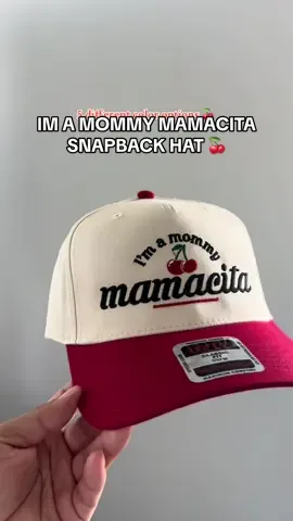 I’m a mommy, mamacitaaaaa 🍒 #imamommy #mamacita #snapbackhat #momhat #motherhood #huda #nick #LoveIsland #loveislandusa #tiktokshopdeals #tiktokshopcreatorpicks #tiktokshopbacktoschool #foryou #fypシ #fyp 