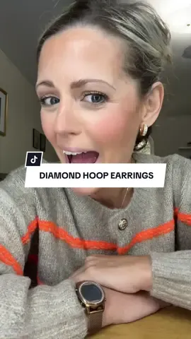 Stunning hoop earrings 😍 #earrings #hoopearrings #huggieearrings #diamondearrings #tiktokshopcreatorpicks #tiktokshopbacktoschool #cateandchloe @Cate & Chloe 