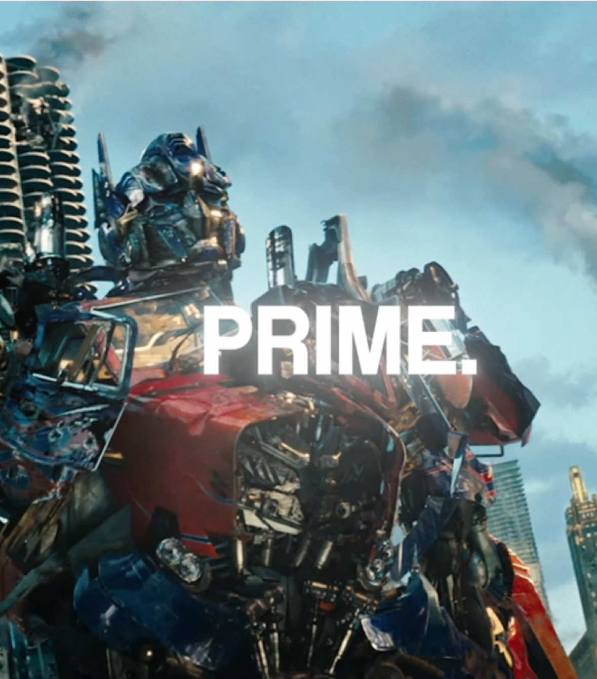 PRIME. #TransformersDarkoftheMoon #AvailableonDigital on #AppleTV #OptimusPrime #Megatron @TRANSFORMERS 