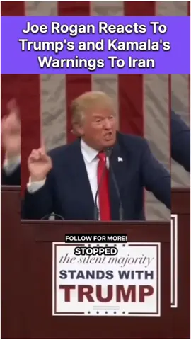 Joe Rogan Reacts To Trump's and Kamala's Warnings To Iran #jreclips #jre #joerogan #joeroganpodcast #joeroganclips #joeroganexperience #podcasts #donaldtrump #trump2024 #kamalaharris 