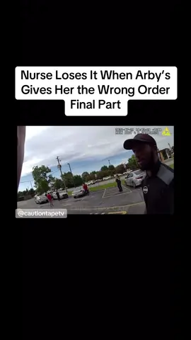 officers responded to a local Arby's for a call of a disorderly customer. #bodycam 