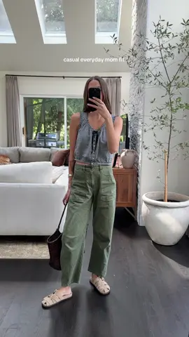 Casual mom ootd! 🤍  #momstyle #30somethingstyle #momoutfit #MomsofTikTok #everydayoutfits #casualoutfits #prefalloutfits #capsulewardrobe #everydaymomoutfit #casualmomstyle 