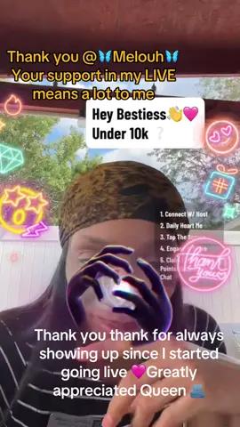 🦋Melouh🦋, thank you for the incredible support in my LIVE! I will keep creating better LIVE content!@🦋Melouh🦋 #tiktoklive #livehighlights #livegift #manifesting #greetingheart 