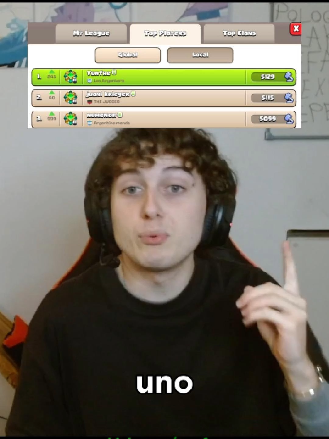 RESPETEN #coc #supercell #clashroyale #clashofclans #humor #proplayer #clips #streamer #vonfre #fyp