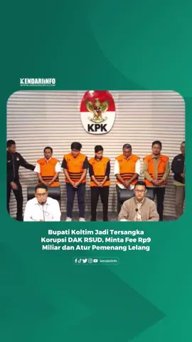 Komisi Pemberantasan Korupsi (KPK) menetapkan Bupati Kolaka Timur (Koltim) Abdul Azis sebagai tersangka dugaan korupsi pembangunan RSUD Koltim dari Tipe D menjadi Tipe C, Sabtu (9/8/2025) dini hari. Plt. Deputi Penindakan dan Eksekusi KPK, Asep Guntur Rahayu, mengatakan Abdul Azis bersama sejumlah pihak telah mengatur pemenang lelang proyek tersebut.  Setelah kontraktor ditetapkan, para pihak sepakat membagi fee dari nilai kontrak, yakni 8 persen atau sekitar Rp9 miliar dari Dana Alokasi Khusus (DAK) Rp126,3 miliar. Padahal, dana tersebut semestinya dipakai sepenuhnya untuk peningkatan fasilitas kesehatan masyarakat. “Jika anggaran ini disalahgunakan, maka kualitas bangunan akan menurun dan pada ujungnya layanan masyarakat berkurang,” kata Asep di Gedung Merah Putih KPK, Jakarta Selatan, Sabtu (9/8) pukul 02.30 Wita. Lanjut Asep, OTT dilakukan di tiga lokasi. Di Kendari, KPK mengamankan AGD, AAR, NA, dan DA. Di Jakarta, diamankan ALH, DK, NB, AR, ASW, dan SYN. Sementara di Makassar, tim KPK menangkap Abdul Azis, FZ, dan ajudan bupati. Berdasarkan pemeriksaan dan alat bukti, KPK menetapkan lima tersangka, yakni Abdul Azis, ALH, AGD, DK, dan AR. Mereka ditahan untuk 20 hari pertama. Menurut KPK, Abdul Azis bersama rekan-rekannya meminta fee 8 persen dari nilai proyek Rp126,3 miliar atau setara Rp9 miliar. Uang tersebut dibagi-bagi kepada pihak-pihak yang terlibat. Meskipun belum menerima semuanya Rp9 miliar ini, karena pekerjaan masih 20 - 30 persen, ini dinilai sangat berdampak jika tidak diketahui setelah pekerjaan selesai.  “Dengan tangkap tangan ini, ada dua efek yang diberikan, yaitu efek jera dan efek gentar,” tegas Asep. #kendariinfo #kolakatimur #bupatikoltim #abdulazis #korupsi #sultra #sulawesitenggara 