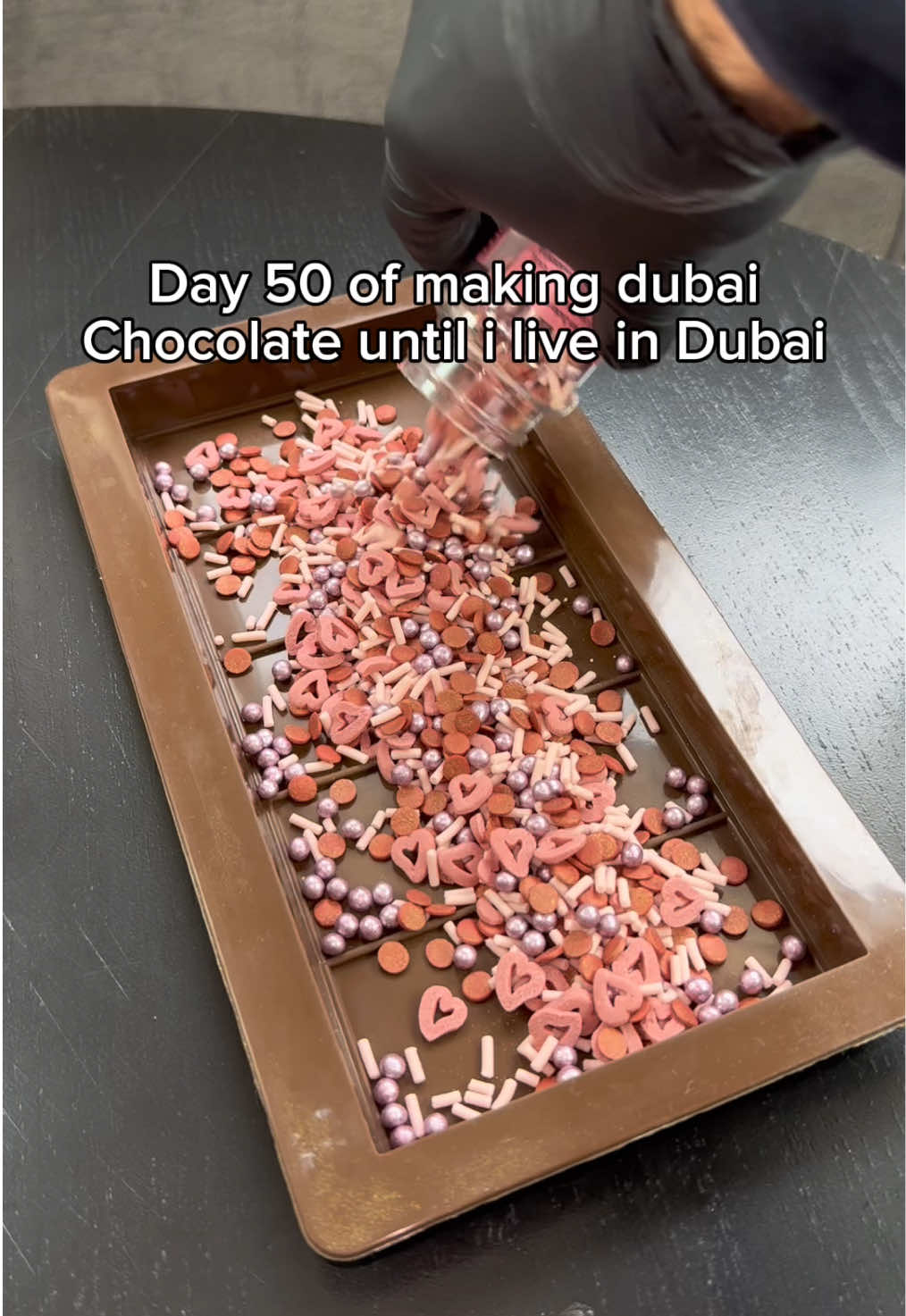 Day 50 of making Dubai Chocolate 🍫🥰 #dubai #chocolate #dubaichocolate #day1 