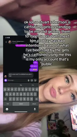 did it more than once lok pls domt meet with him this is my only public account on tiktok and i only have one snao account 
