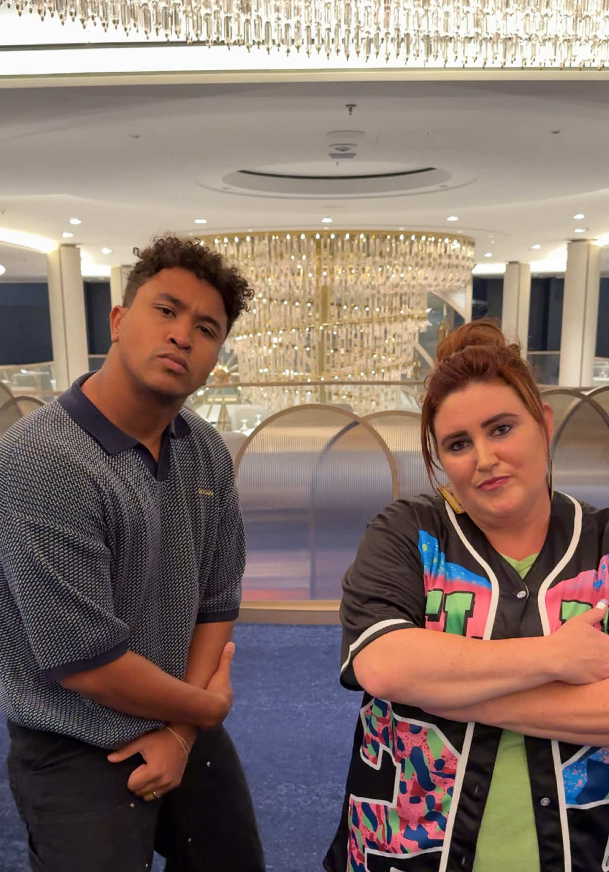 Just two 90s kids living our best lives on the open sea! Who needs Bel-Air when you’ve got the Star of the Seas? 💫 We kicked off the first Millennial Dance Party the only way we know how!   #staroftheseas #royalpartner #FreshPrinceofbelair #CruiseCrew #Dancing #90skids #millenialparty @Royal Caribbean 