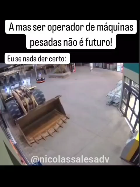 Terá futuro, nem que seja na cadeia😂 #cadeia #roubo #furto #trator #escavadeira