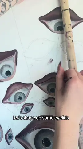 i need to start the background layer… it’s too bright right now #artist #art #artistsoftiktok #arttok #artwork #originalart #surrealism #