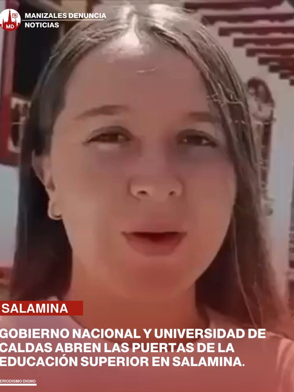 Vanessa vive en Salamina, Caldas, un municipio donde la universidad nunca había llegado… hasta ahora. La llegada de programas de formación superior marca un antes y un después para cientos de jóvenes que ahora podrán estudiar sin abandonar su tierra. La Universidad de Caldas, en articulación con el Ministerio de Educación y el Gobierno Nacional, ha puesto en marcha una estrategia que lleva programas técnicos y tecnológicos a municipios sin sedes universitarias. En el marco de esta iniciativa, Salamina se convierte en una de las localidades beneficiadas, permitiendo que sus estudiantes accedan a educación técnica y tecnológica sin tener que desplazarse a otras ciudades. La universidad también se hizo presente en la celebración del bicentenario del municipio, reafirmando su compromiso con la comunidad y su desarrollo. Esta articulación con instituciones educativas locales no solo abre nuevas oportunidades académicas, sino que también fortalece el arraigo y la proyección profesional de los jóvenes, quienes ahora tienen la posibilidad de aprender, crecer y construir su futuro sin salir de su región.