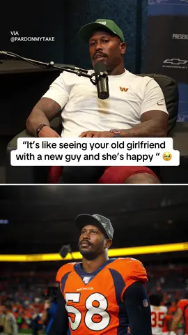 Von Miller on seeing the Broncos' growth from afar 🏈 (via @pardonmytake) #vonmiller #denverbroncos #broncos #nfloffseason #nfltrainingcamp #washingtoncommanders 