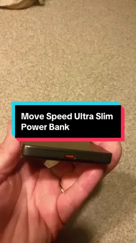 Move Speed Ultra Slim Power Bank #tiktokshopbacktoschool #tiktokshop #power #powerbankviral #powerbankcharger #powerbanks #phonecharger 