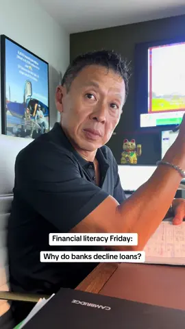Financial literacy Friday: Why do banks decline loans? #financialliteracyfriday #financialliteracy #financialfreedom #financialeducation #banking #banker #commercialbanker #loans #lending #lender #money #investing #businessloan #money #fintok #financebro #finance101 #underwriting #underwritingguidelines 