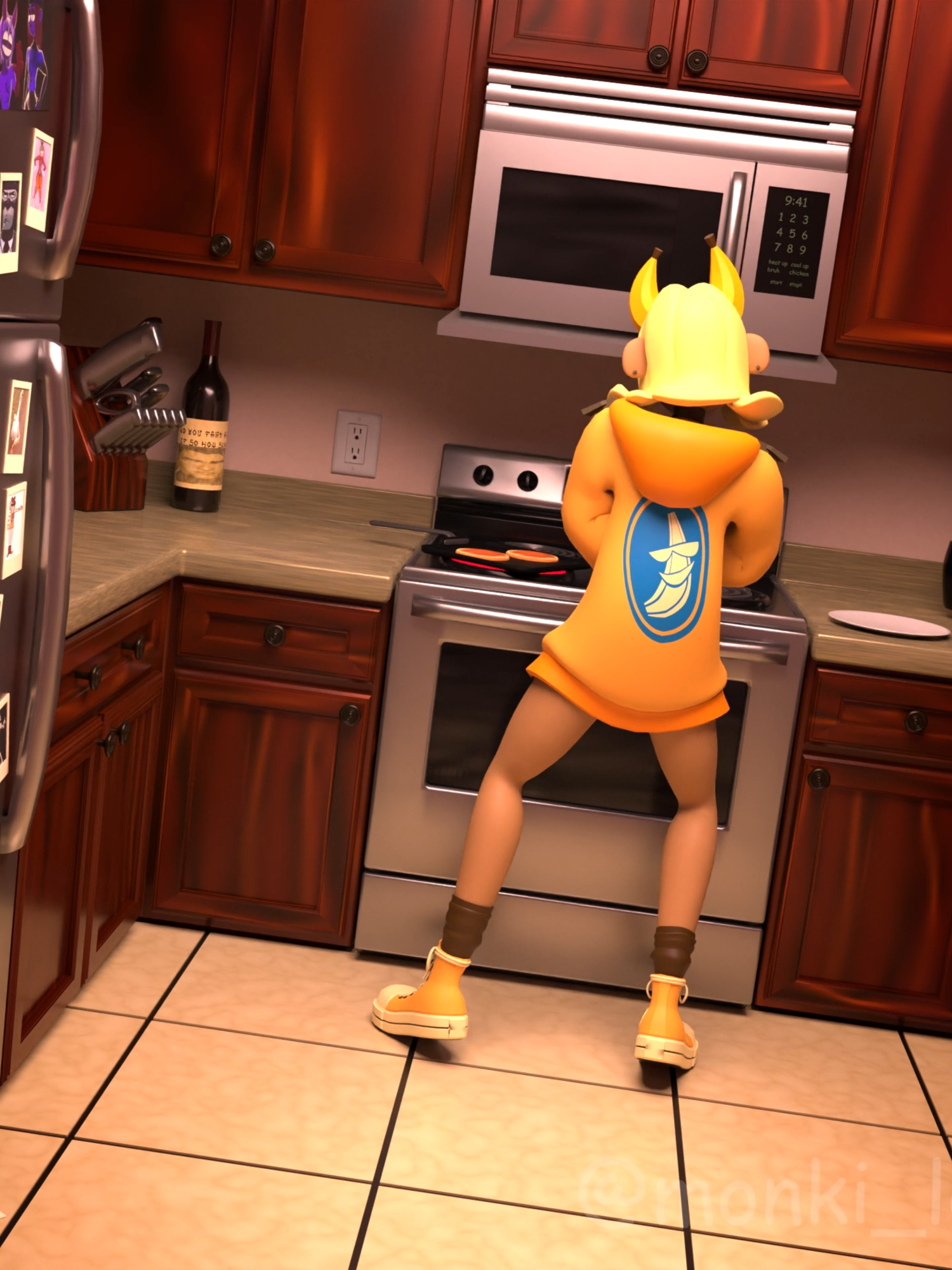 stackin n flippin it 🥞🥞🥞🥞🥞🥞#bananaandcarrot #animationmeme #fyp #fypシ #foryou #fypage #oc #blender #blender3d #blenderanimation #vine #vines #pancakes #fail #cooking #bruh