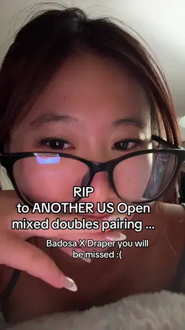 First zheng&draper, then tsitsipas&badosa, AND sabalenka&dimitrov, and now badosa&draper :((( Poor Draper he just wants to play mixed doubles.. COCO OR ARYNA please pair up with him #USOpen #usopenmixeddoubles #jackdraper #tennis #atp #wta 
