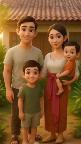 Harta yang paling berharga adalah KELUARGA 🥰 #animasiindonesia #kartun #ai #animasi #animasilucu #foryou 